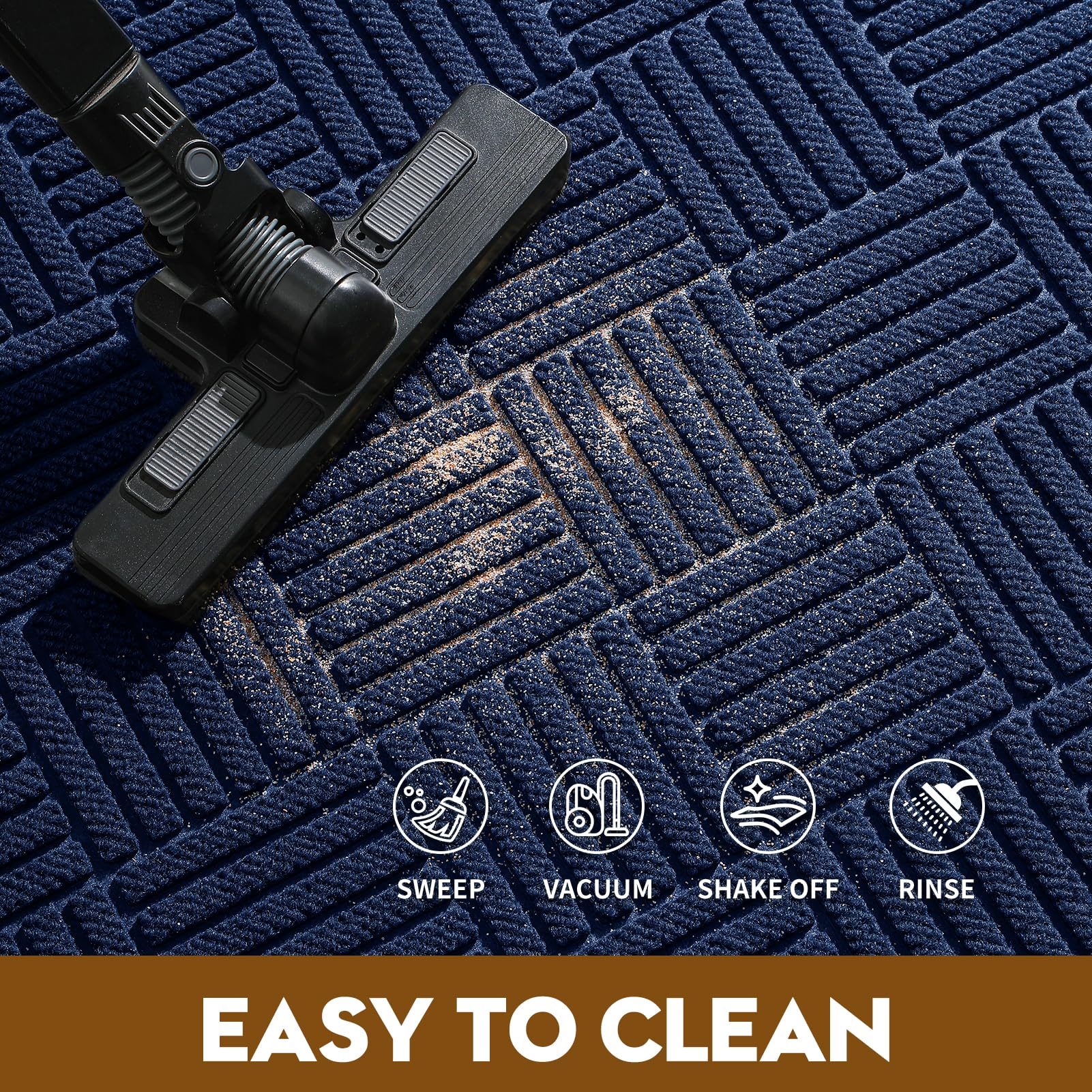 WELDUN doormat easy to clean with water