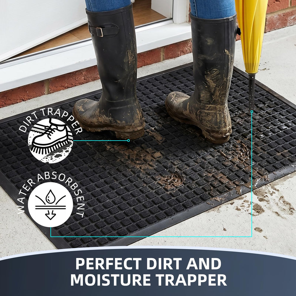 WELDUN doormat in outdoor setting at front door