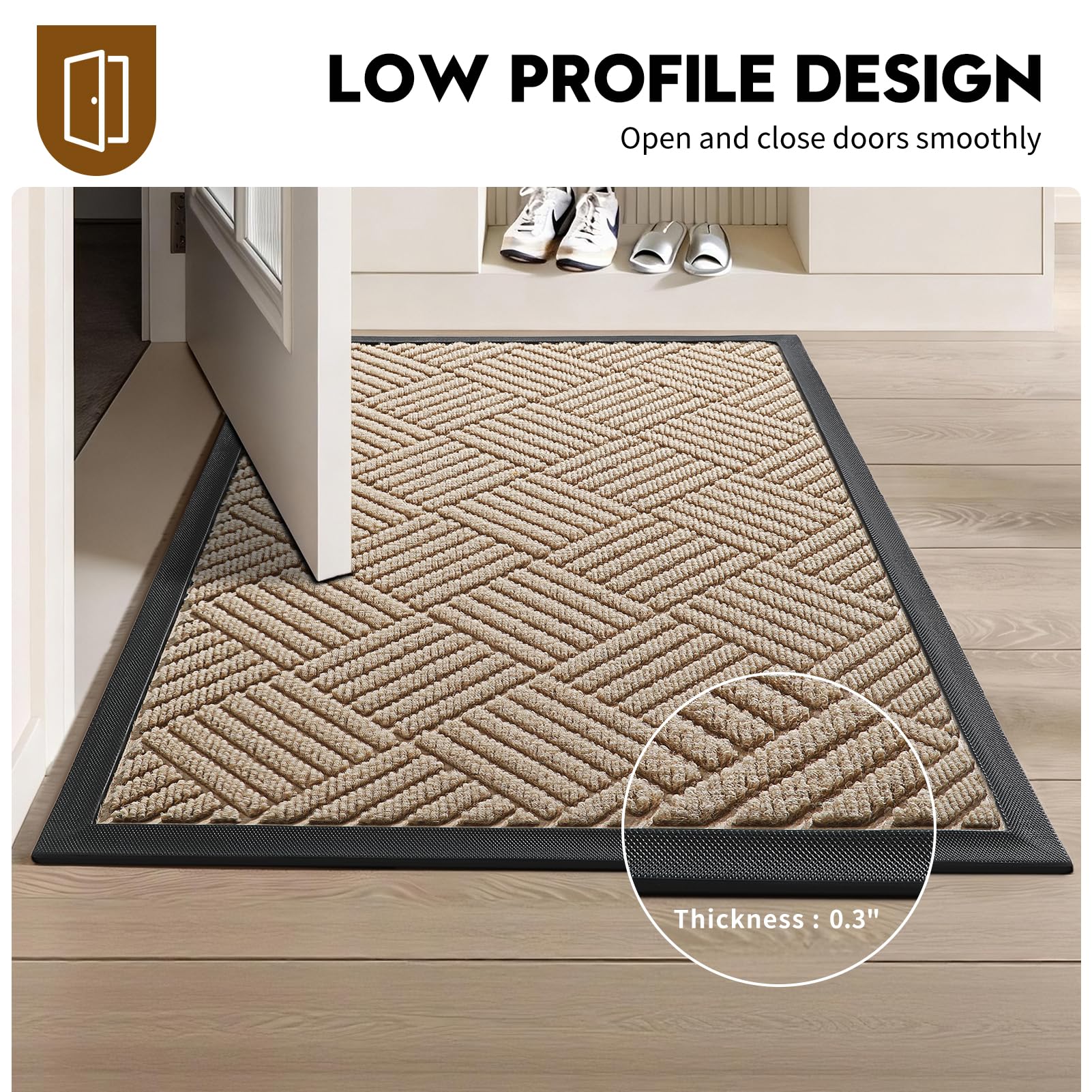 WELDUN doormat placed at entryway