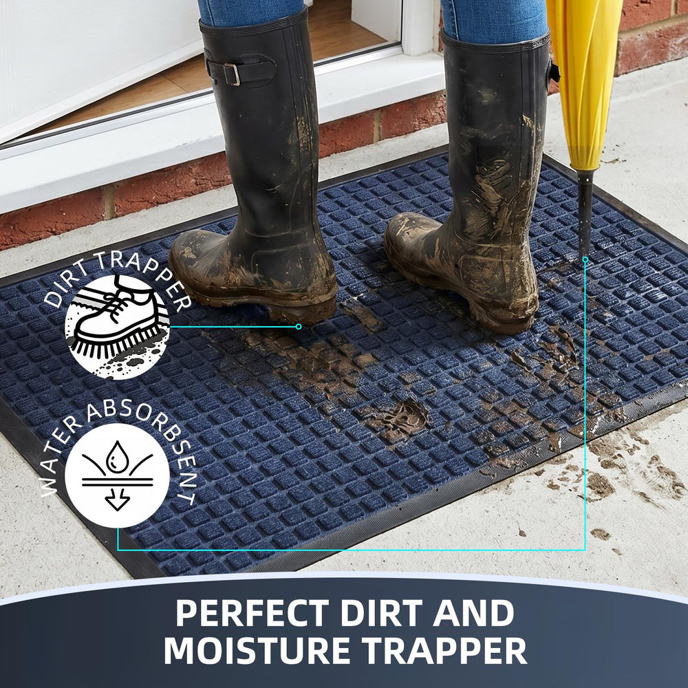 WELDUN Doormat showing deep grooves for dirt capture