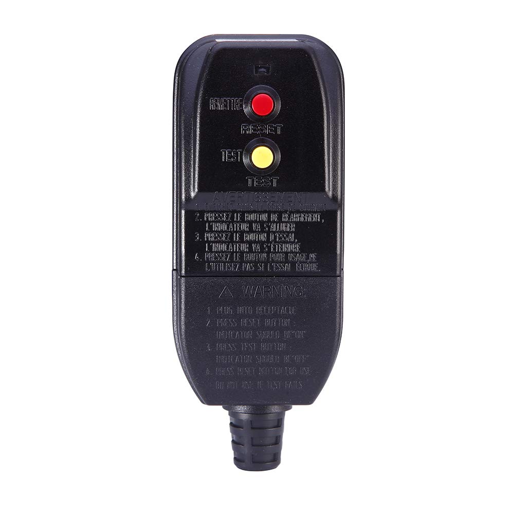 WELLONG GFCI Plug with test and reset buttons