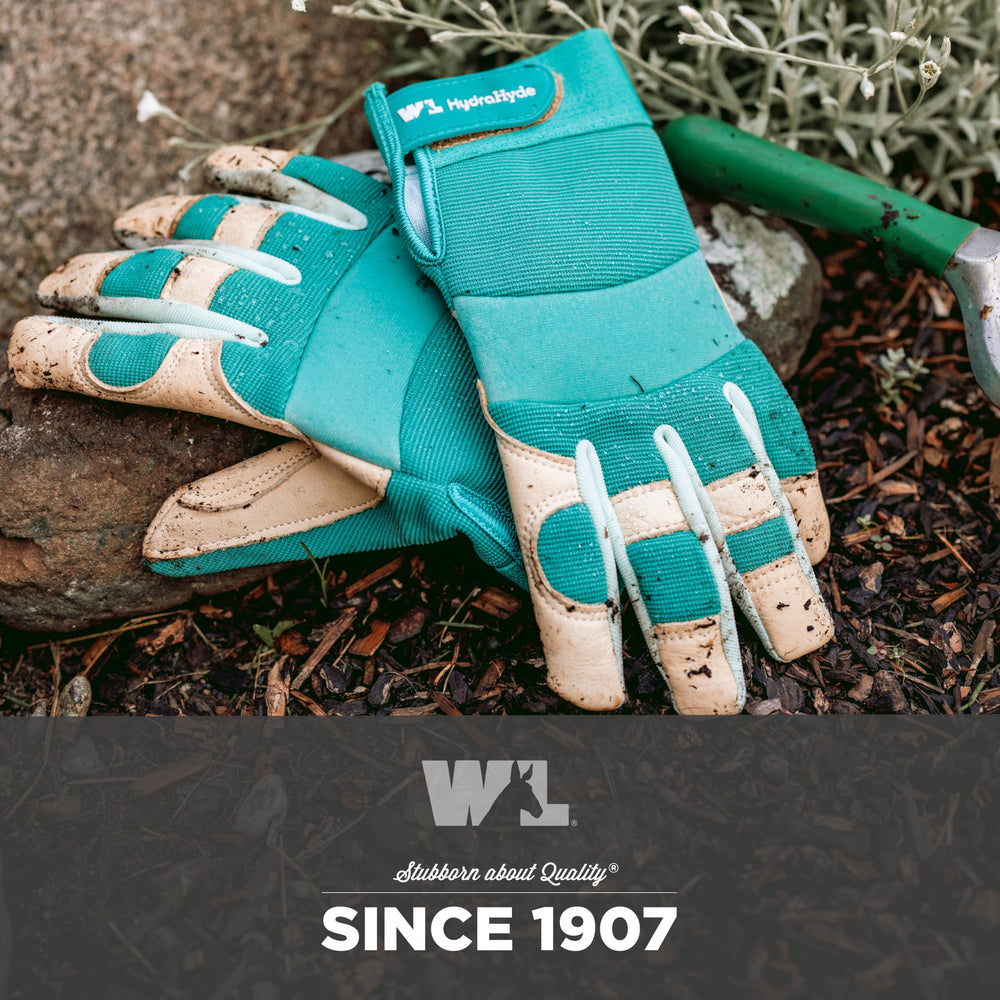 Wells Lamont Women's Hybrid Work Gloves packaging display