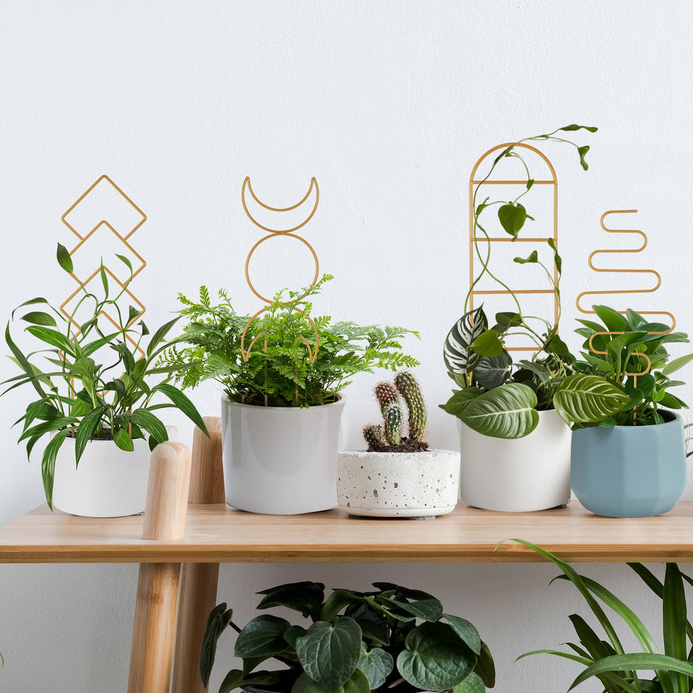 WellSign golden metal trellis showing sturdy build