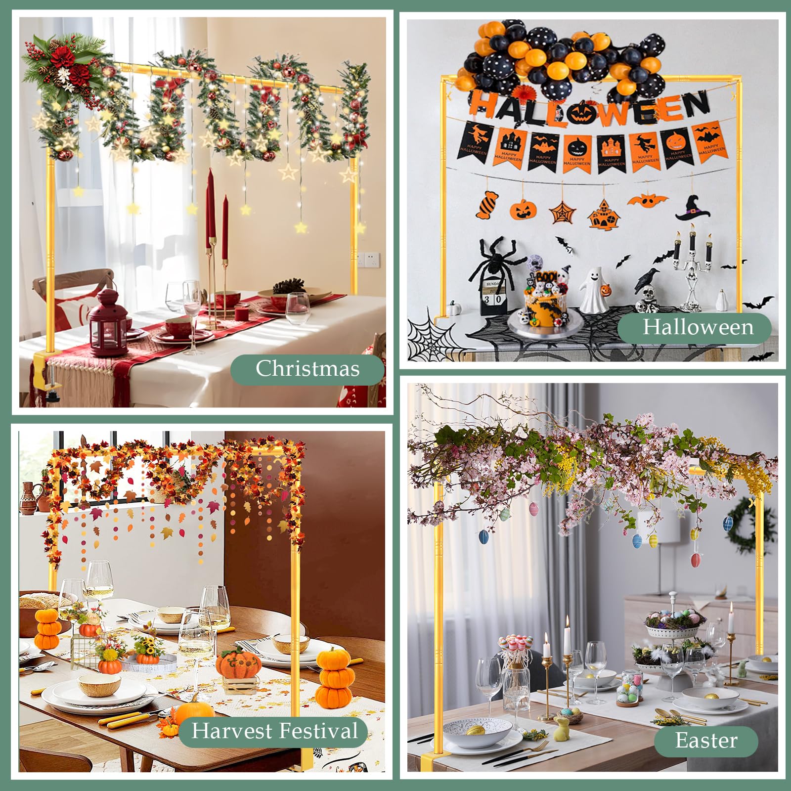 WellSign Table Rod Stand setup at outdoor event