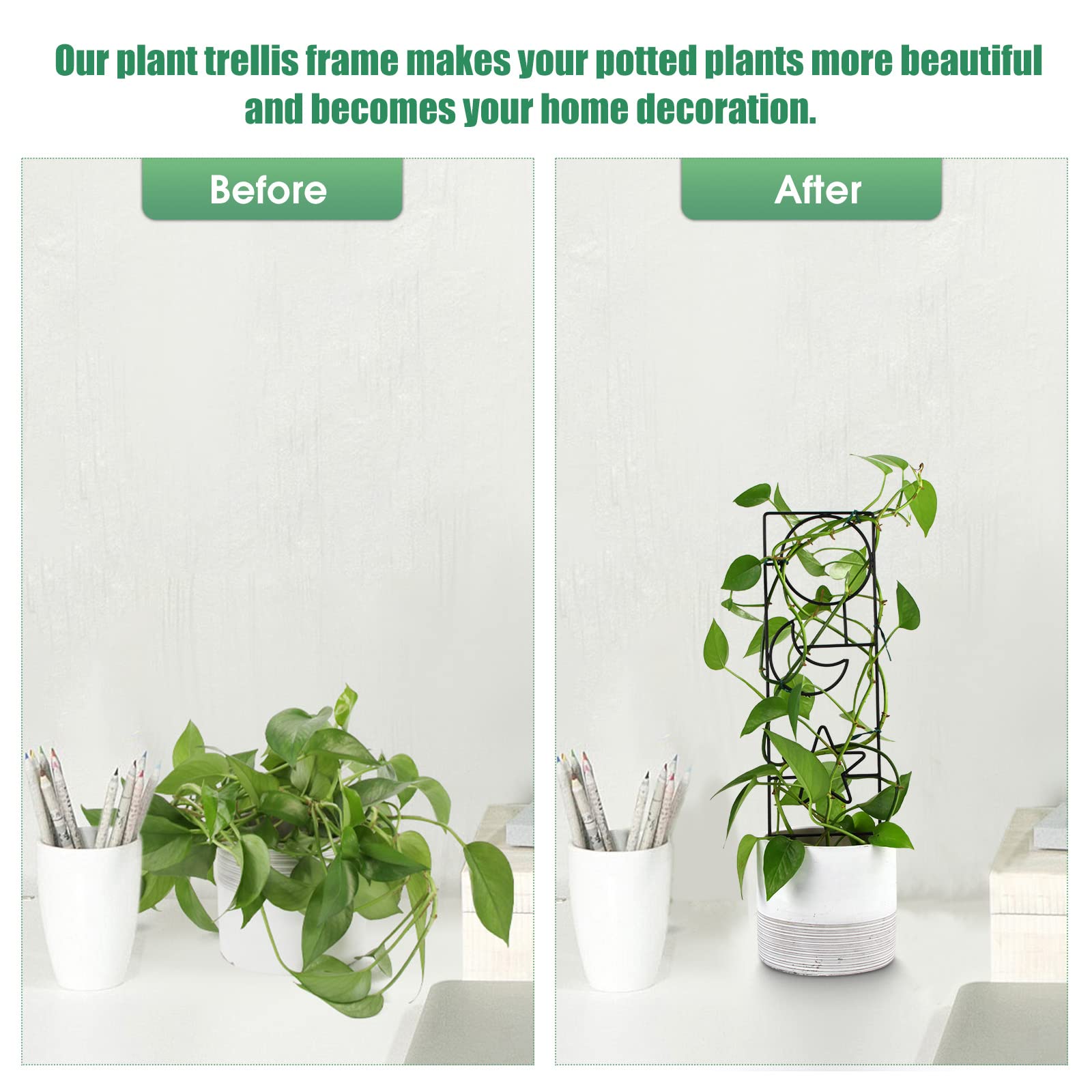WellSign trellis set against a garden background