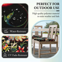 Wellsin outdoor chair cushion dimensions 17"x16"x2"