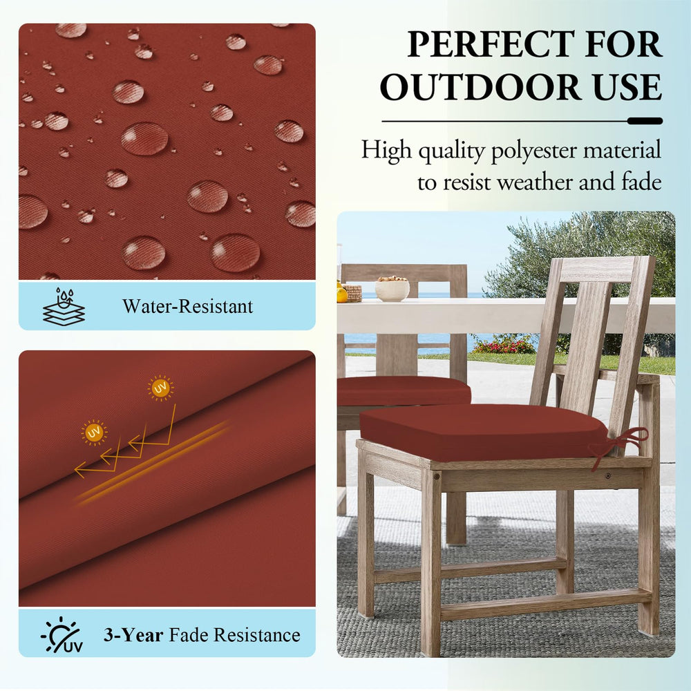 Wellsin outdoor chair cushions on a patio chair