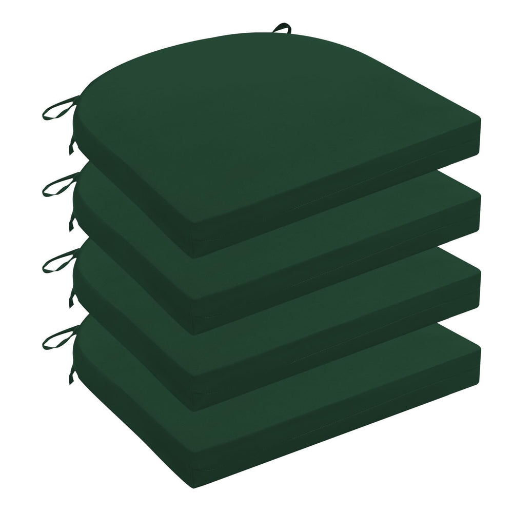 Wellsin outdoor chair cushions set of 4 in forest green