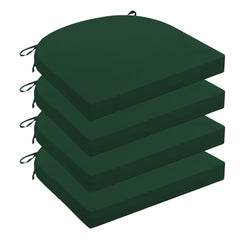 Wellsin outdoor chair cushions set of 4 in forest green