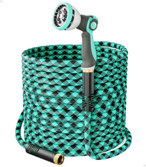 WELLUCK 50 FT Garden Hose turquoise model front view