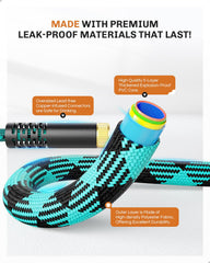 WELLUCK Garden Hose connectors close-up showing leak-proof design