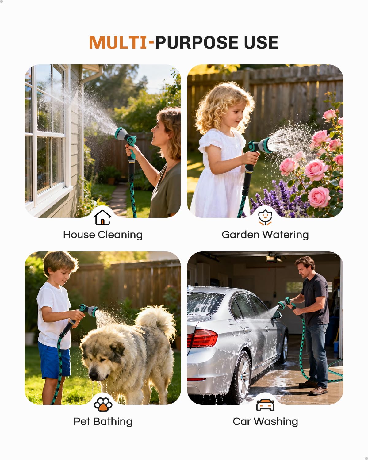 WELLUCK Garden Hose flexible design in winter conditions