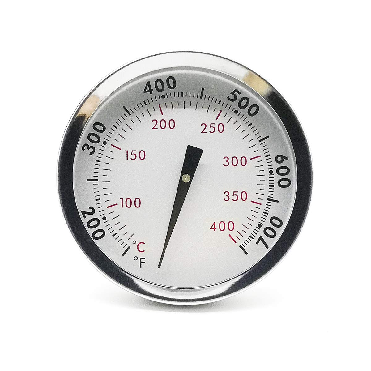 WEMEIKIT grill thermometer front view with 2-3/8 inch diameter