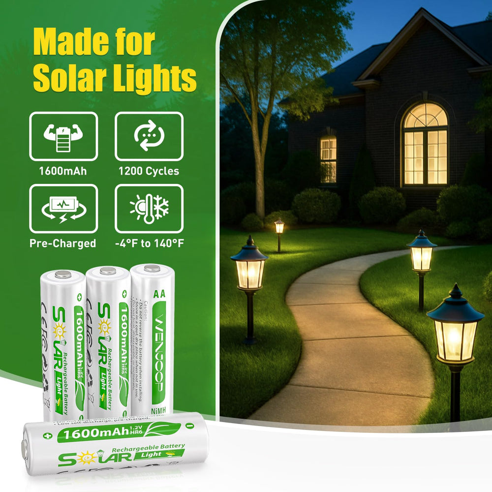 WENJOOP rechargeable batteries in packaging