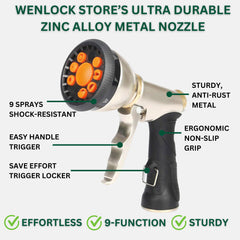 Wenlock Store garden hose coiled and stored in solid box