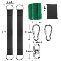 Werfeito Tree Swing Straps hanging a hammock