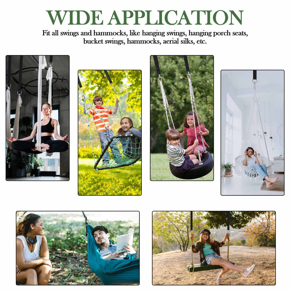Werflyto tree swing straps showcasing heavy-duty design