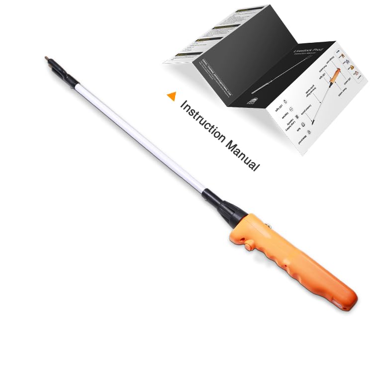 West Thorne Pro Livestock Prod Stick front view with LED light