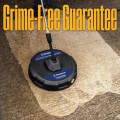 Westinghouse PWSC12 pressure washer surface cleaner showing splash-free skirt