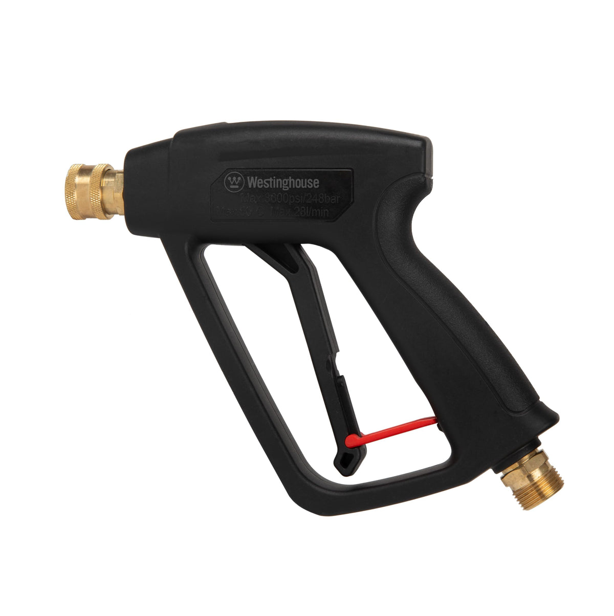 Westinghouse Short Pressure Washer Gun front view, black