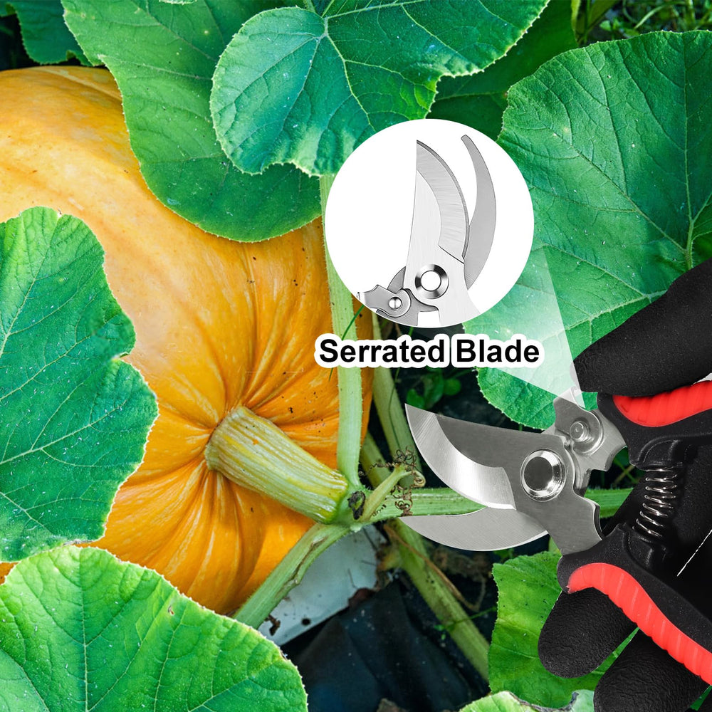 Wevove garden shears with safety lock mechanism highlighted