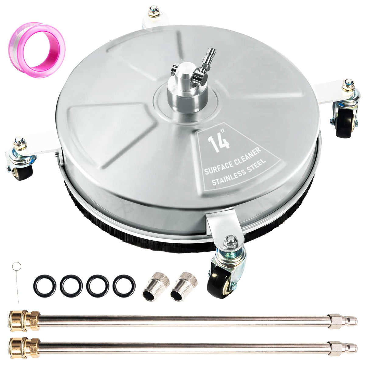 Wexo Palindrog 14-inch pressure washer surface cleaner front view