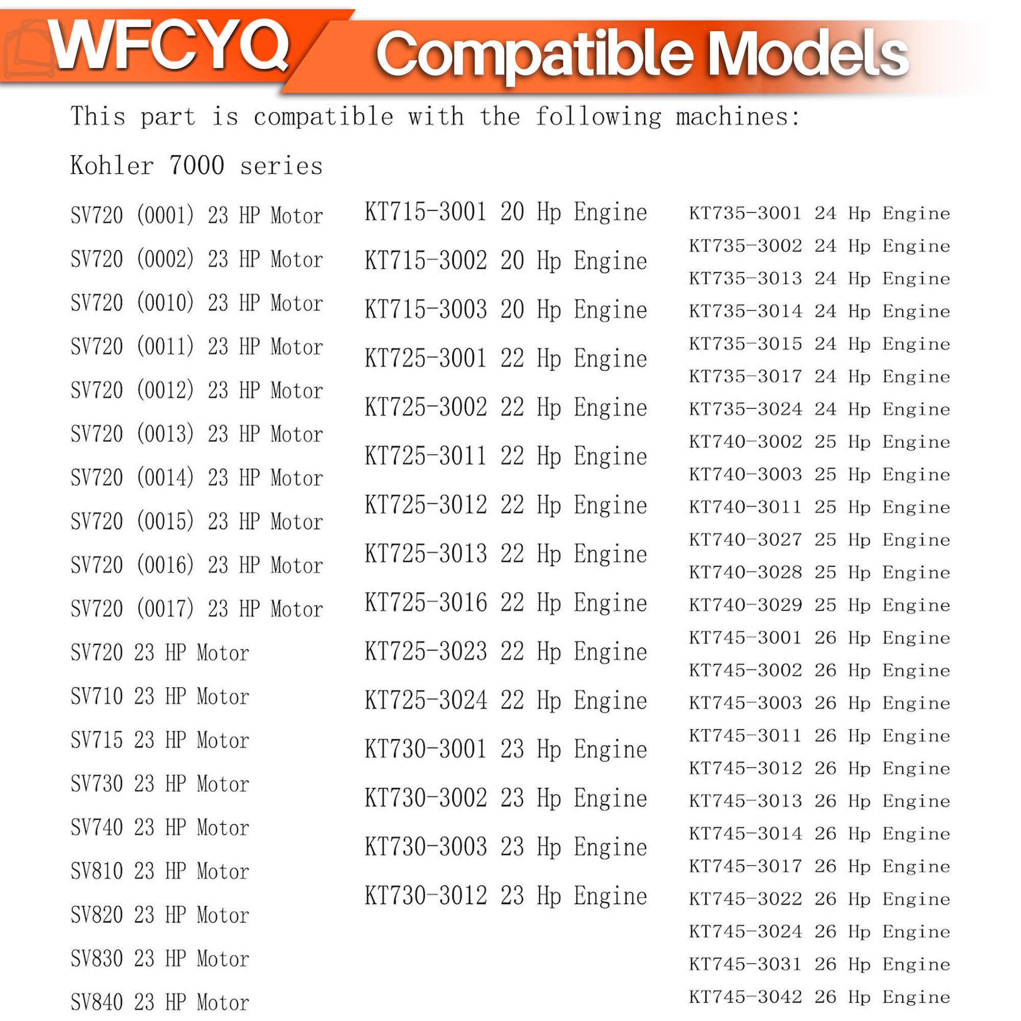 WFCYQ Valve Cover Gasket pack of 2