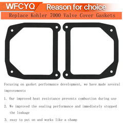WFCYQ Valve Cover Gasket side view showing dimensions