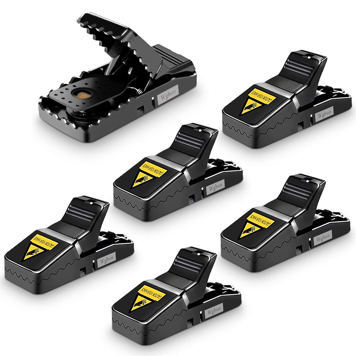 Wgbon mouse traps 6 pack front view
