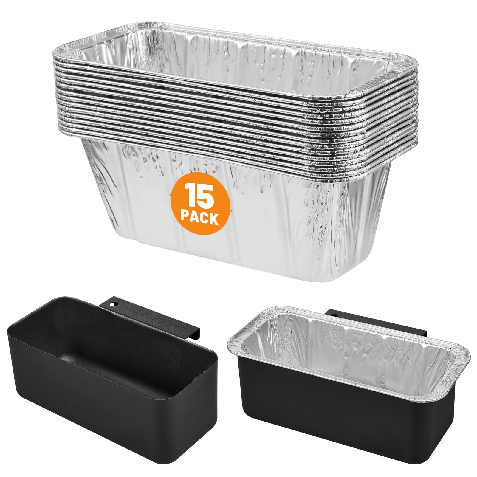 Whaleme 15-Pack Grease Cup Liners in packaging