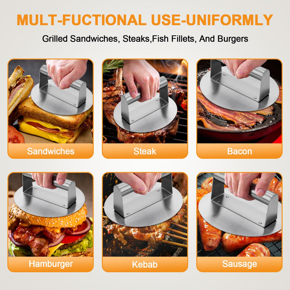 Whaleme Burger Press packaging with product details