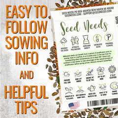 White Swamp Milkweed Seeds packet from Seed Needs