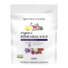 Whitney Farms Organic Bone Meal 6-8-0 front view packaging