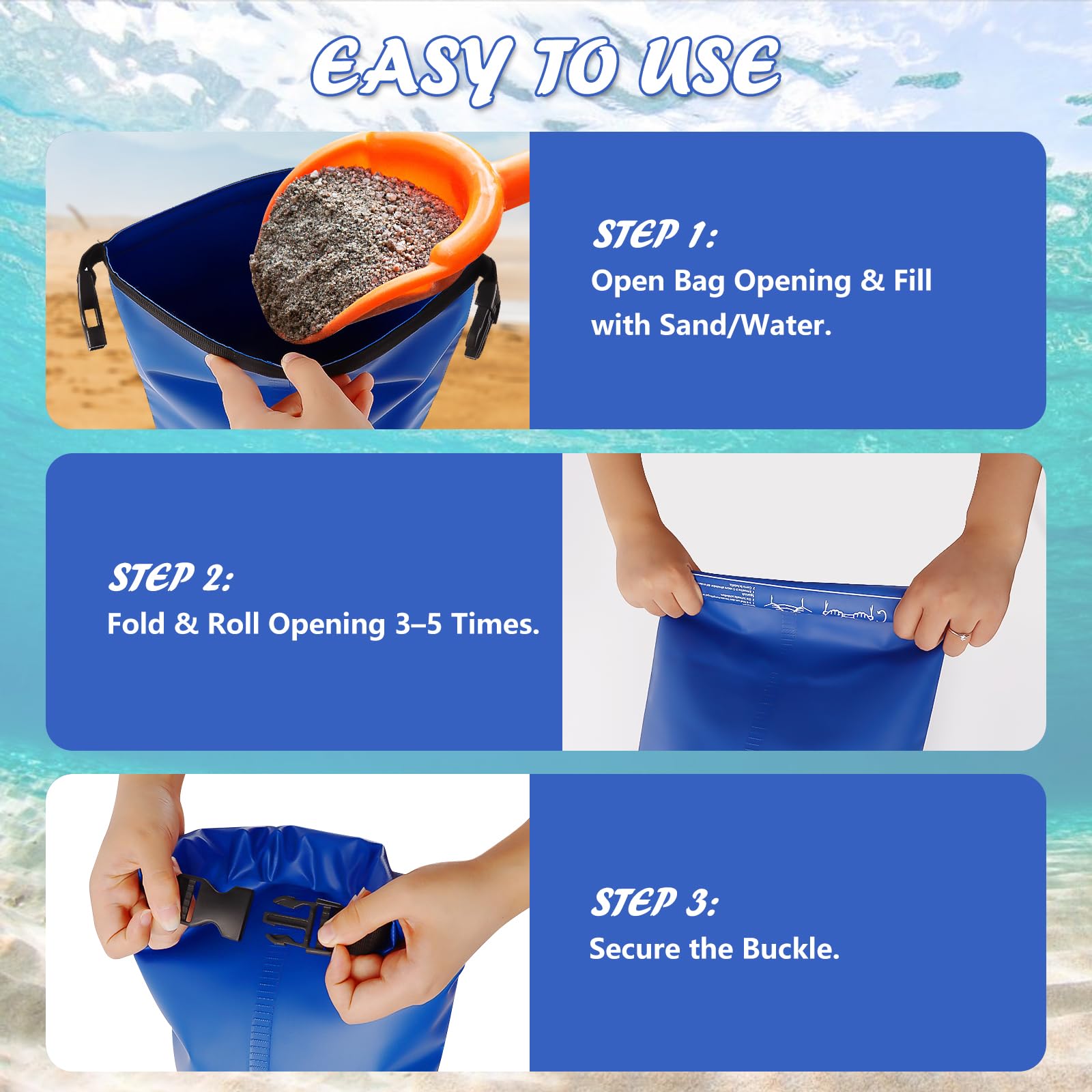 whumsdog pool ladder weights demonstrating leak-resistant sealing