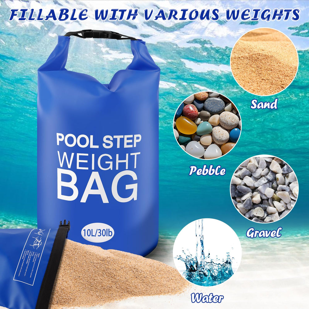 whumsdog pool ladder weights used with above ground pool ladder