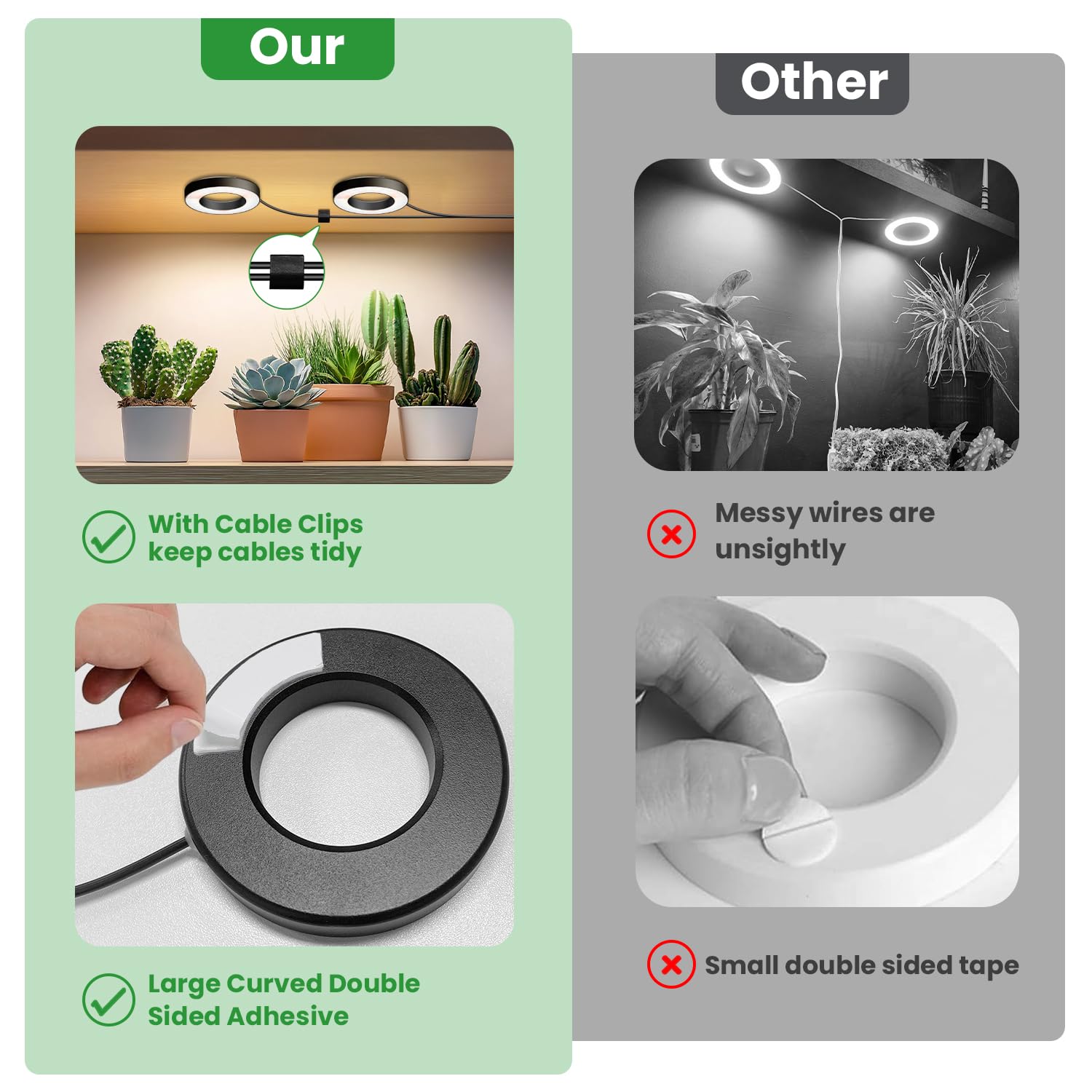 Wiaxulay grow light in a professional installation guide