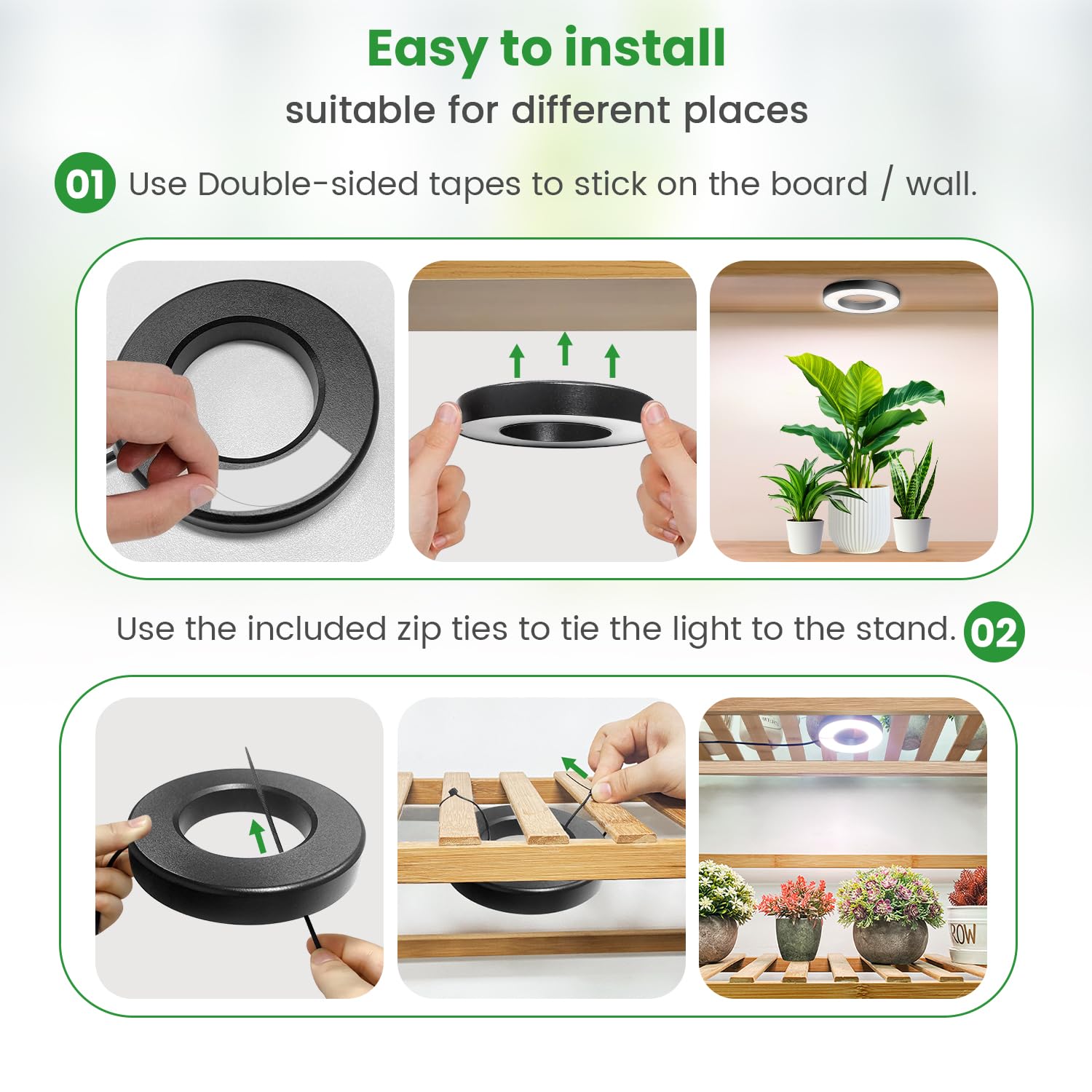 Wiaxulay grow light in use with indoor plants