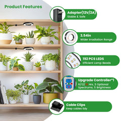 Wiaxulay grow light in use with indoor plants