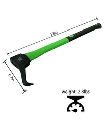 WICING Hookaroon 28 Inch side view showing textured grip