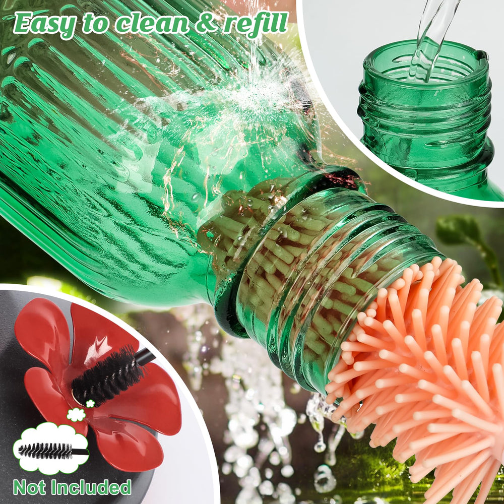 Wide-mouth opening of FEED GARDEN Hummingbird Feeder for easy cleaning
