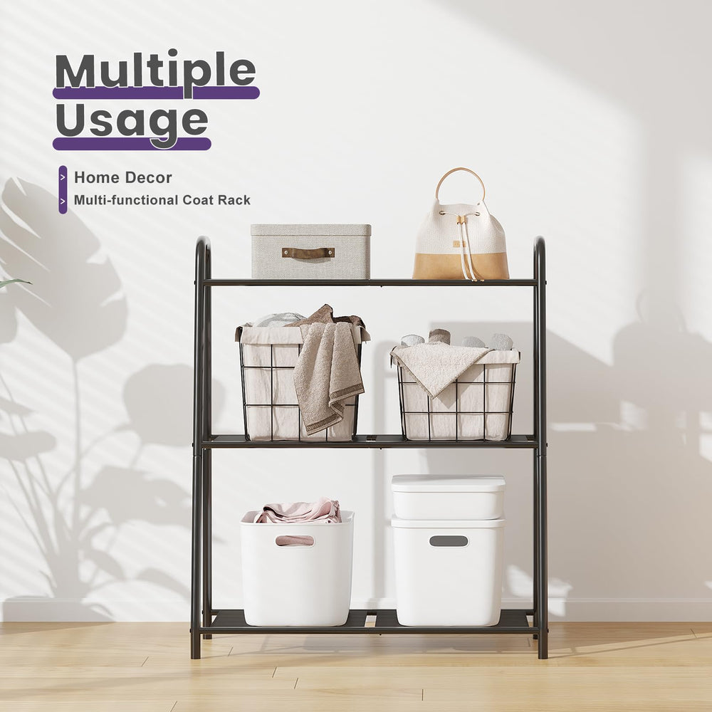 Wieghda plant stand in outdoor setting with flowers