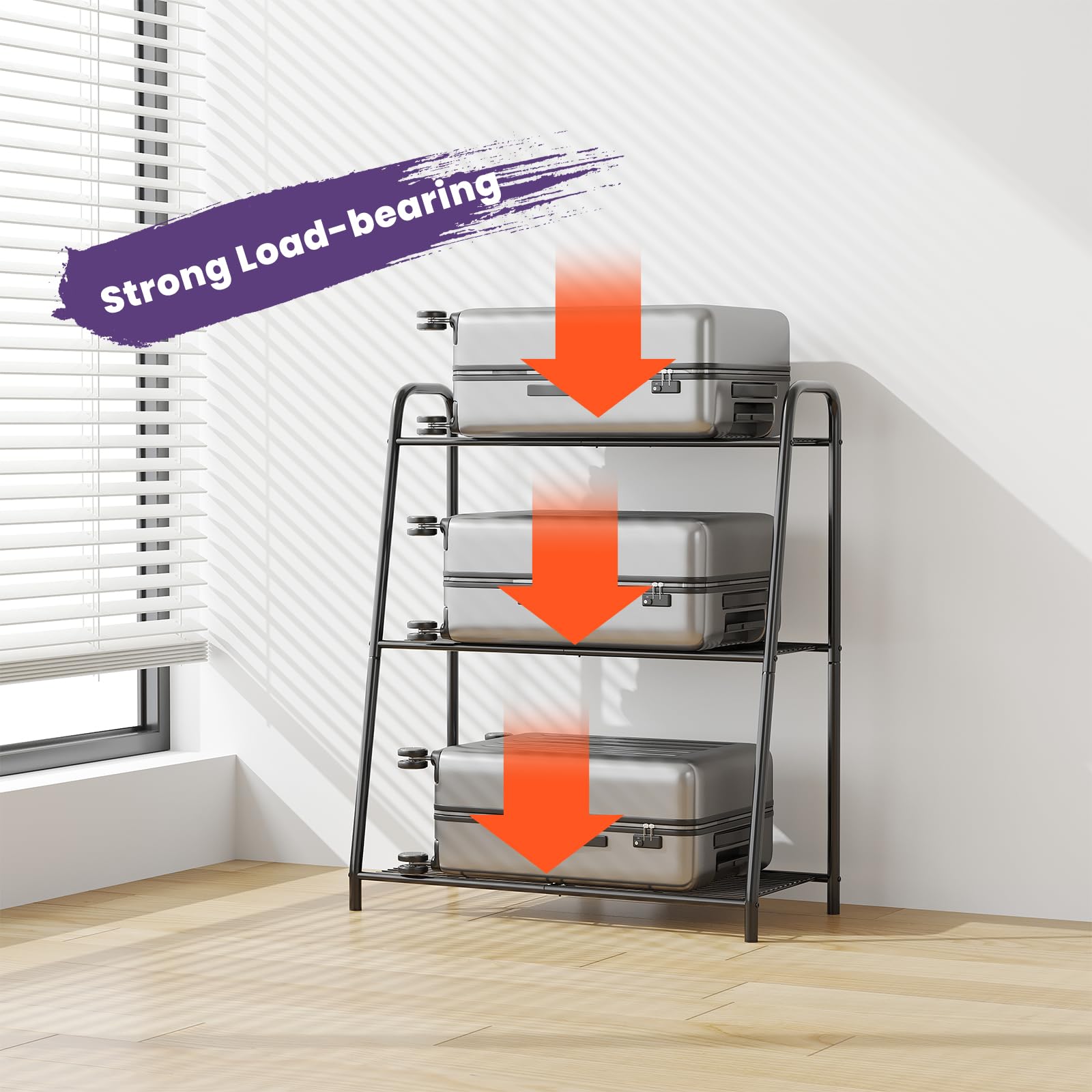 Wieghda stand with decorative items and books
