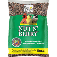 Wild Delight Nut N' Berry Wild Bird Food 10 lb front view