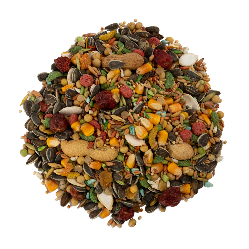 Wild Harvest bird food packaging side view
