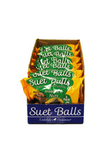 Wildlife Sciences Suet Balls 24 Pack front view with packaging