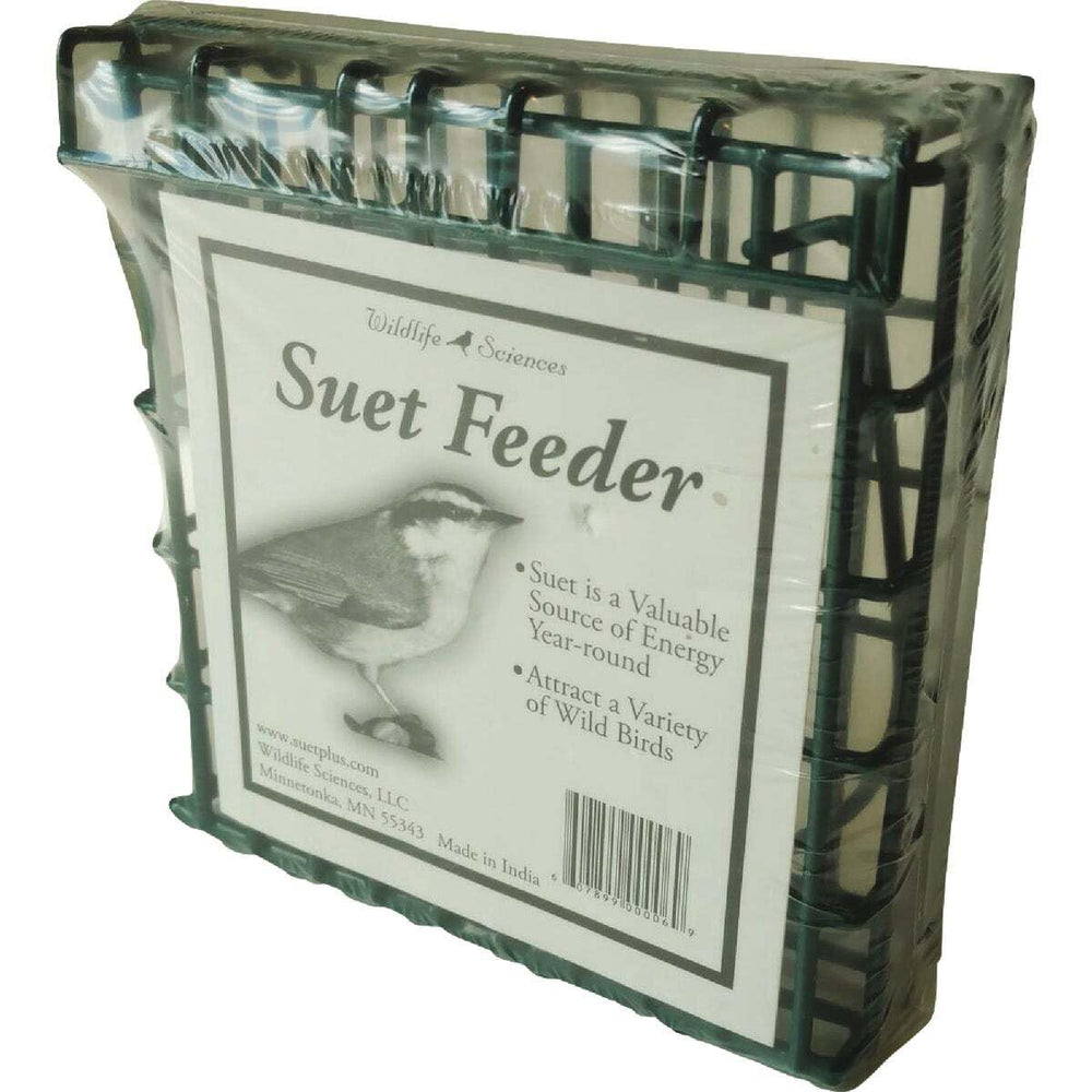 Wildlife Sciences Suet Plus Premium Single Cake Feeder front view