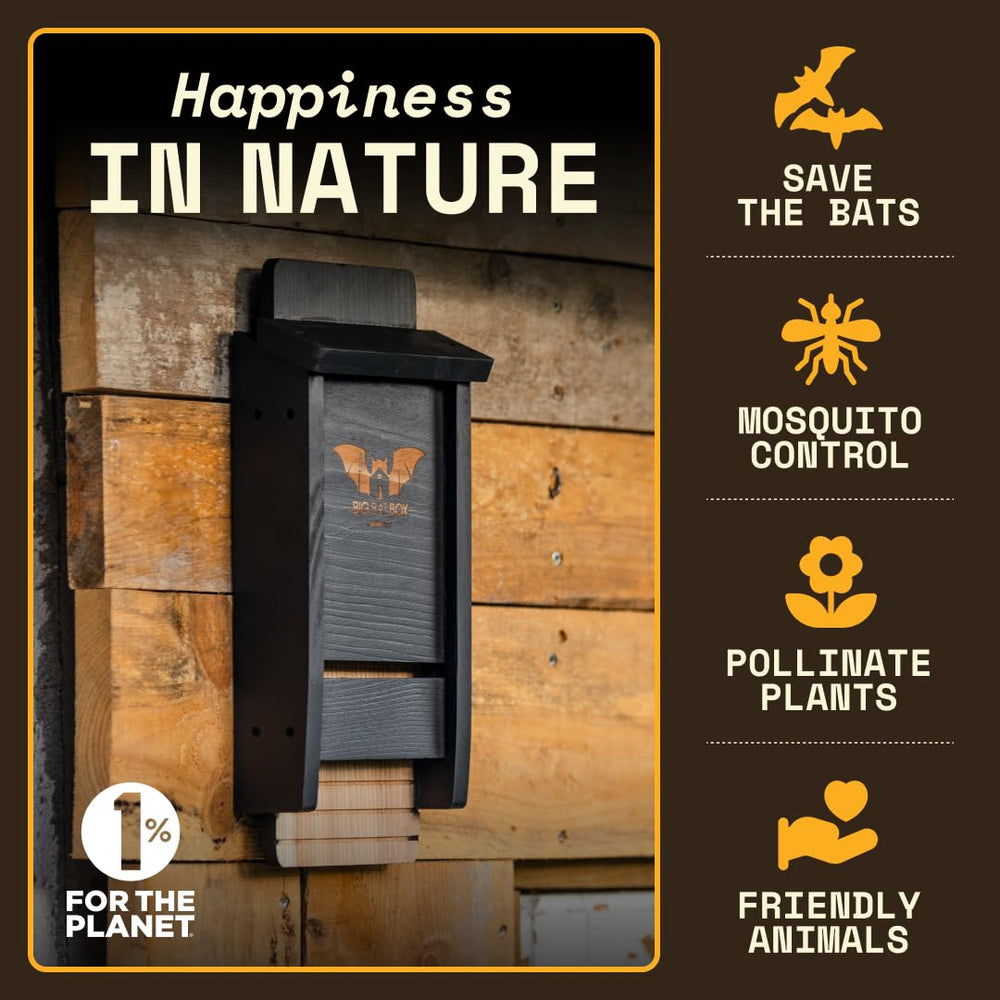 WildYard Bat Box mounted on a tree in an outdoor setting