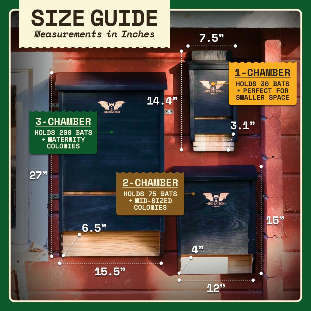 WildYard bat house dimensions and packaging
