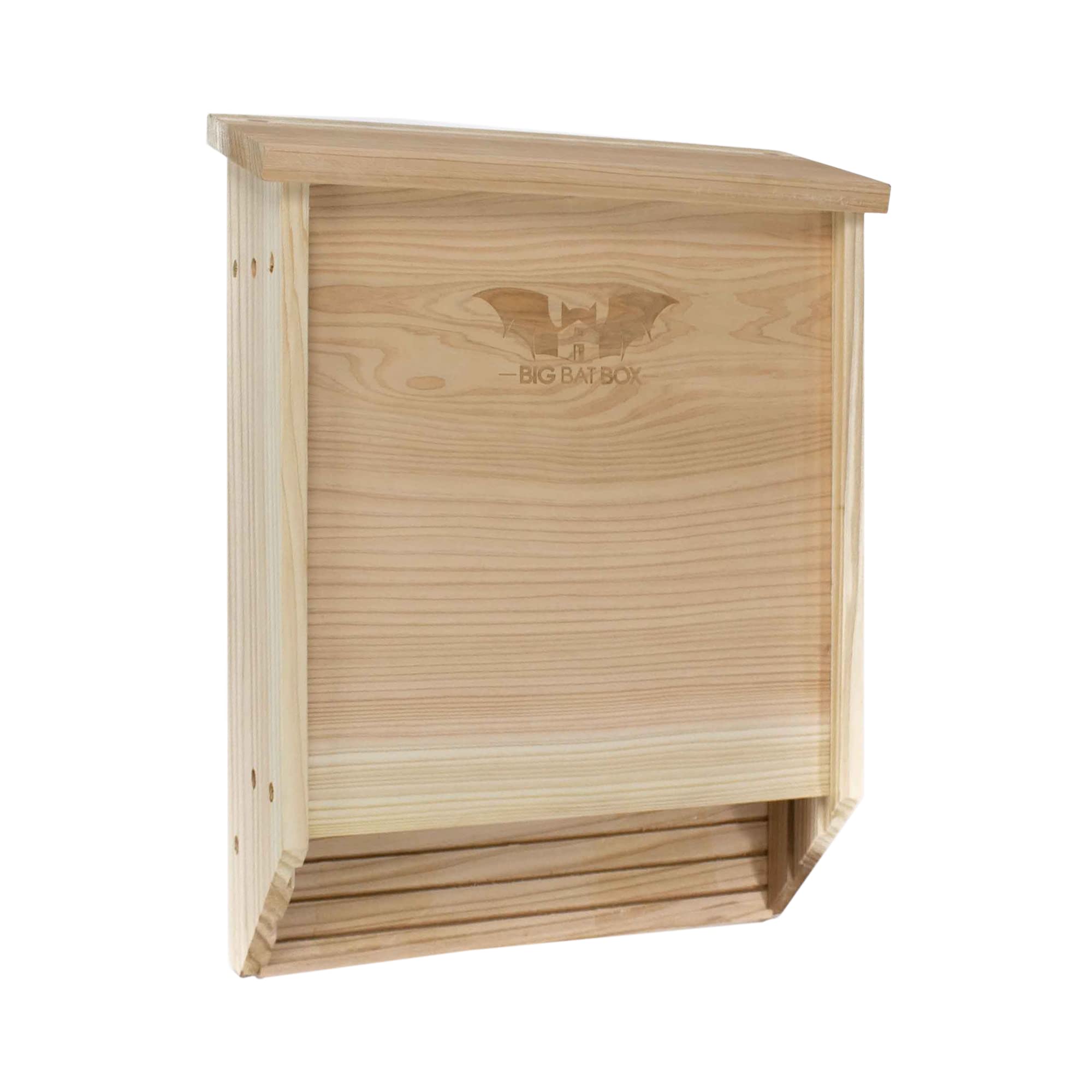 WildYard Bat House Kit front view with cedar finish