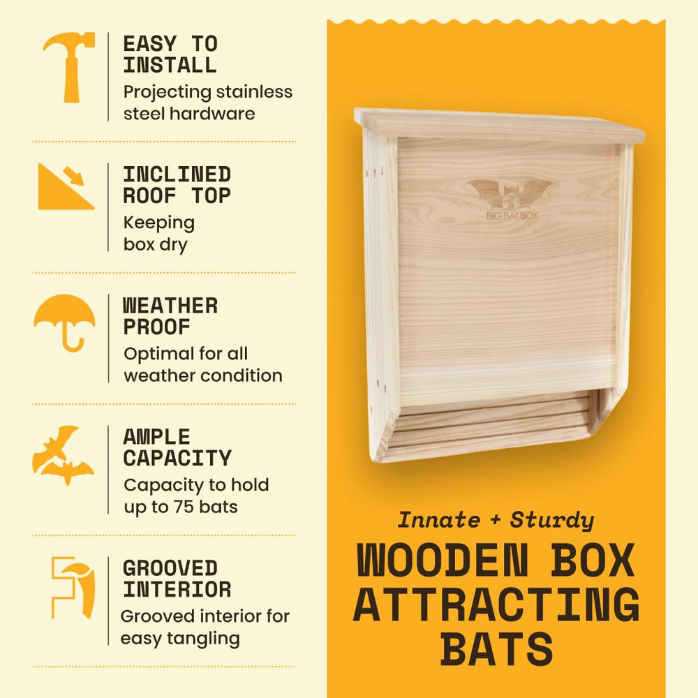WildYard Bat House Kit installation hardware included